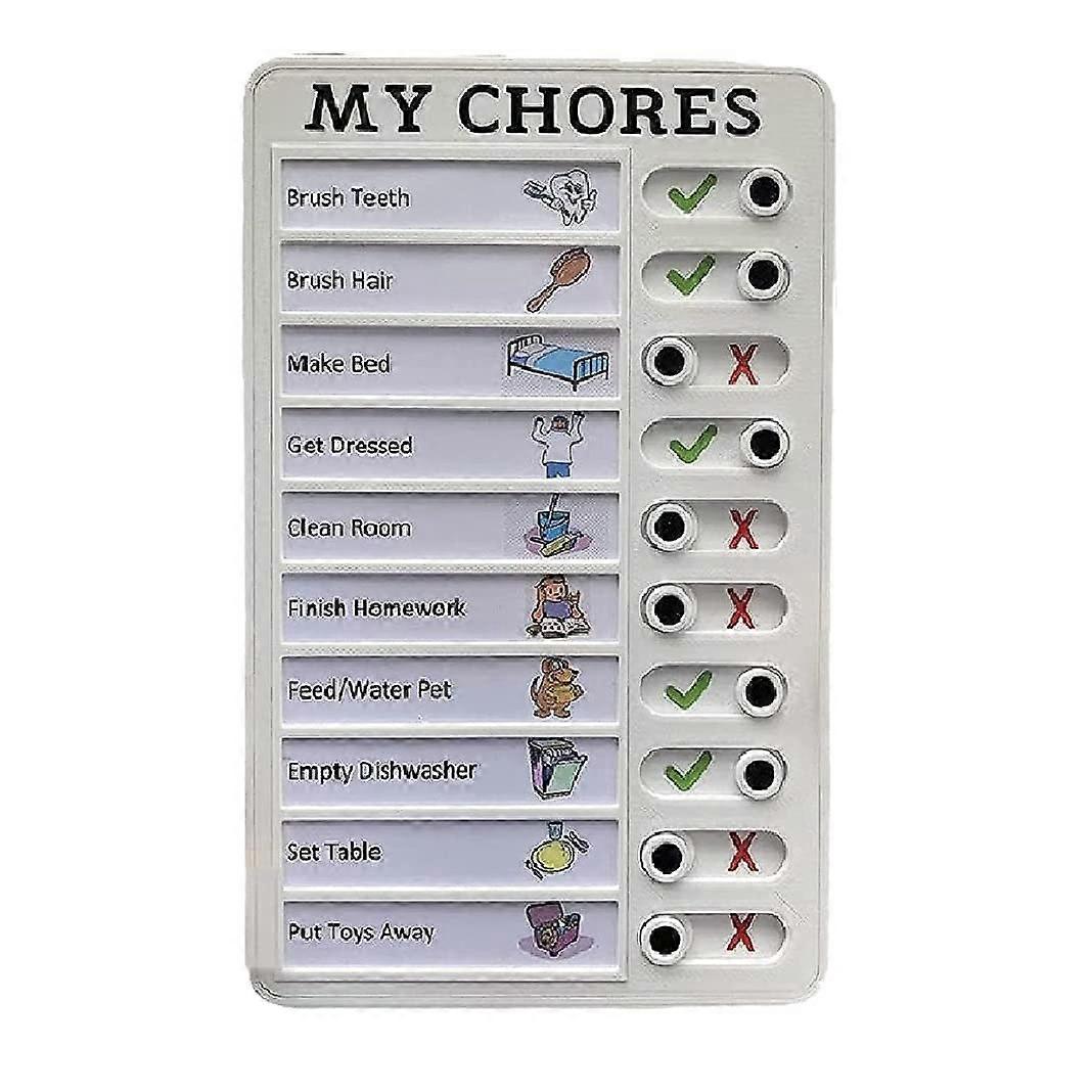 Homework Checklist, Plastic Tip, Creative Memos Checklist, Removable and Reusable for Controls and Form