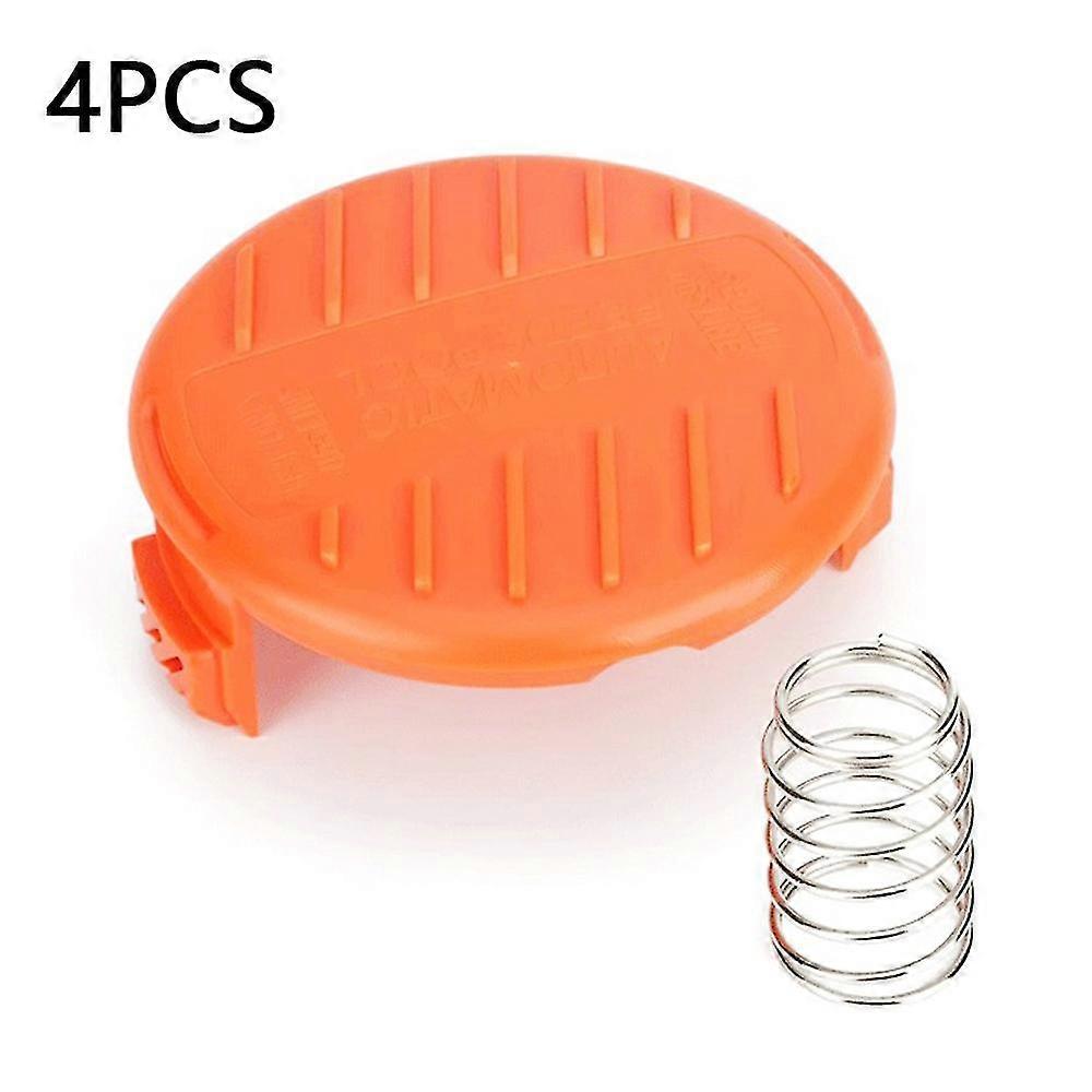 RC-100-P For Compatible Brand Lawn Mower Parts - 8 Spool Cap + 8 Spring