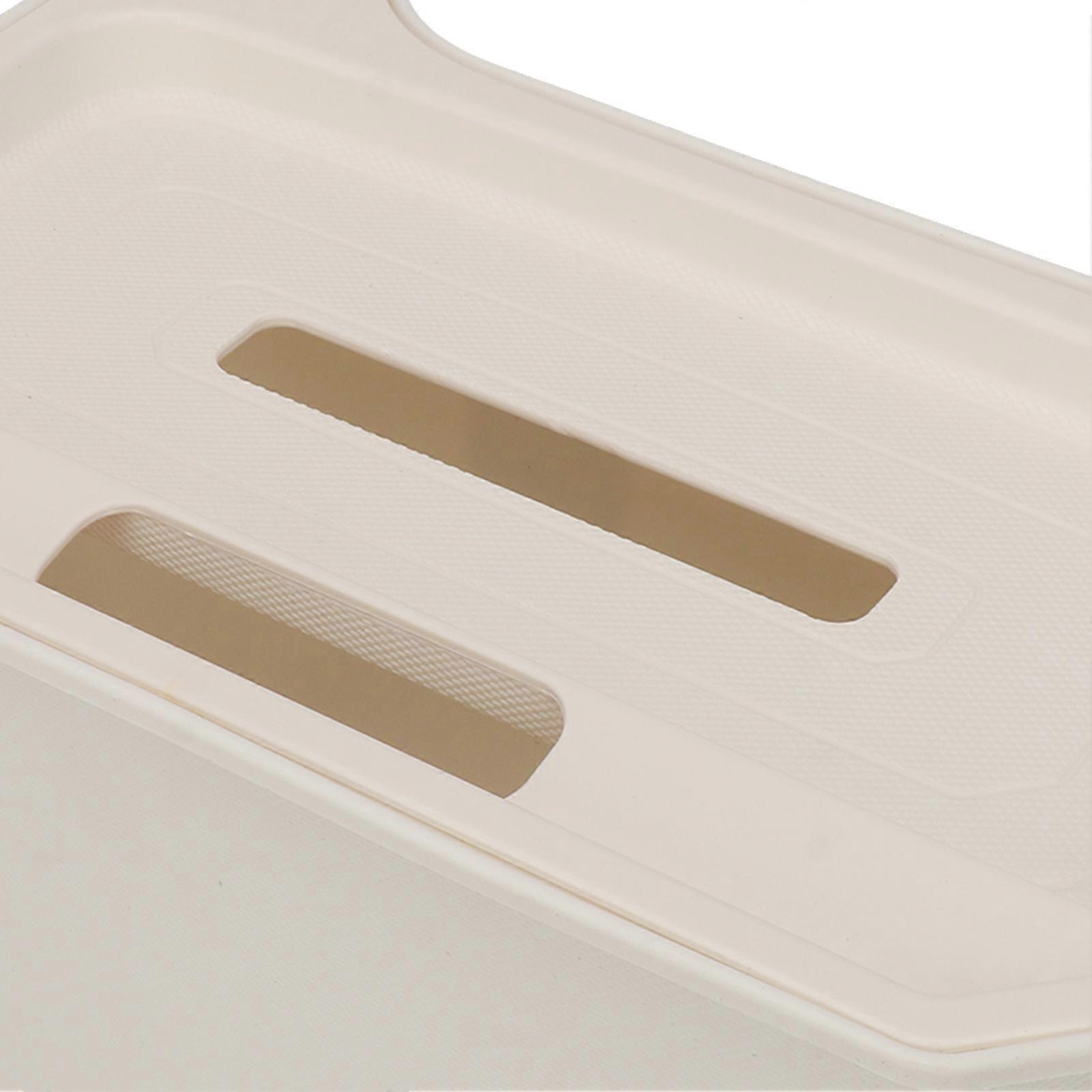 Rear Center Console Organizer Large Capacity Center Console Storage Box Replacement for Tesla Model Y 2020 to 2023 Black