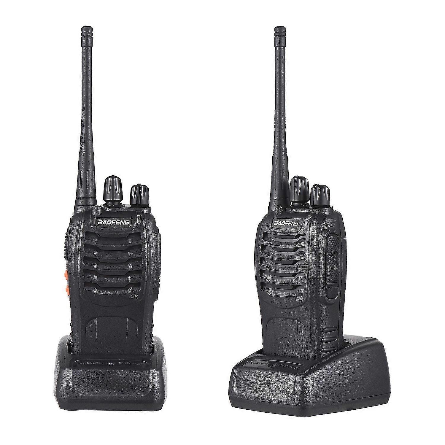Aoresac Baofeng BF-888s Walkie Talkies 2 Packs Waterproof Rechargeable Long Range Two-Way Radios wit