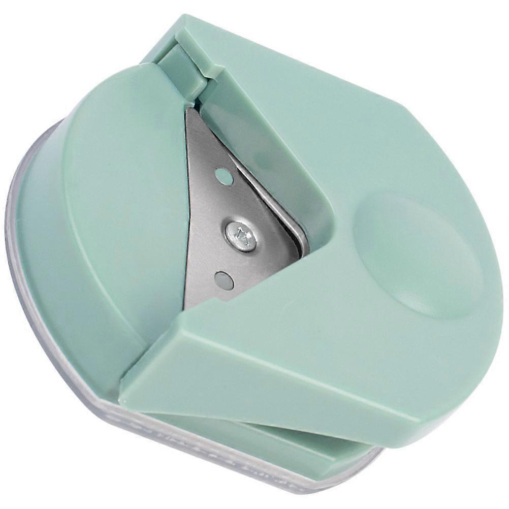 Corner Punches For Crafting Diy Handicrafts Tool For Handicraft Enthusiasts Green 1Pcs