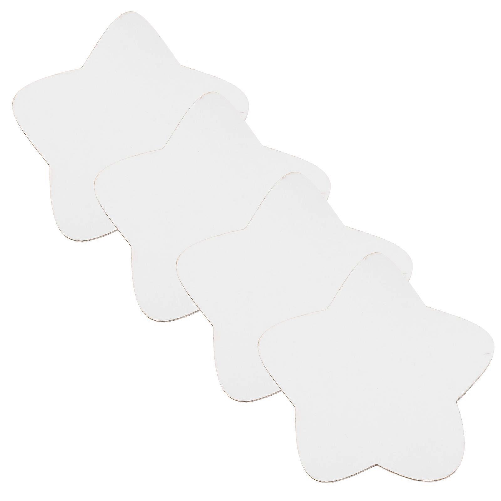 Sublimering Blanke Magneter Varmeoverføring DIY Sublimering Hjemmedekorasjon 6x6cm Enkel Stil 4Stk