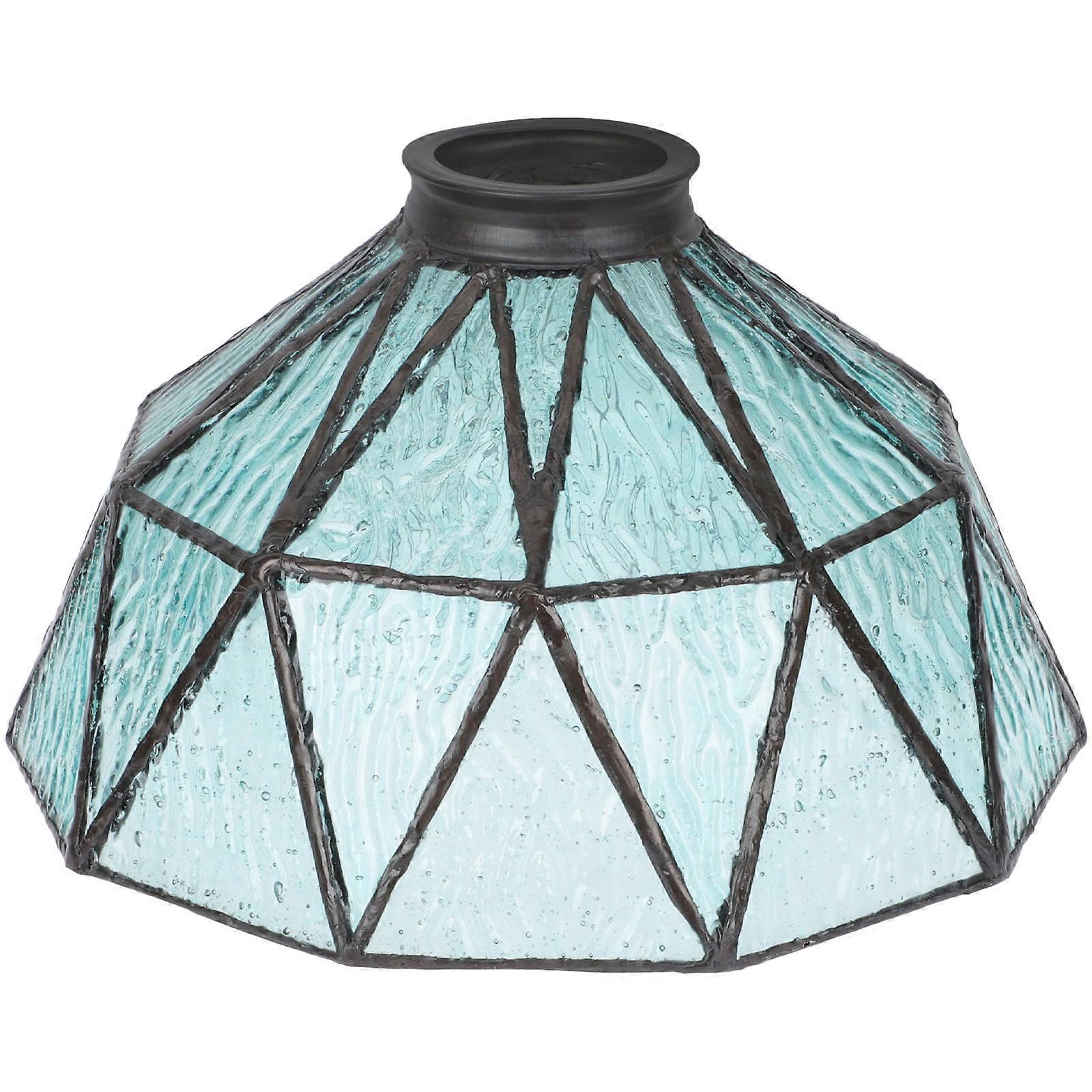 Clear Glass Lampshades Vintage Chandelier Shade Pendant Light Shade 20x20cm Replacement for Old Shades 1Pack