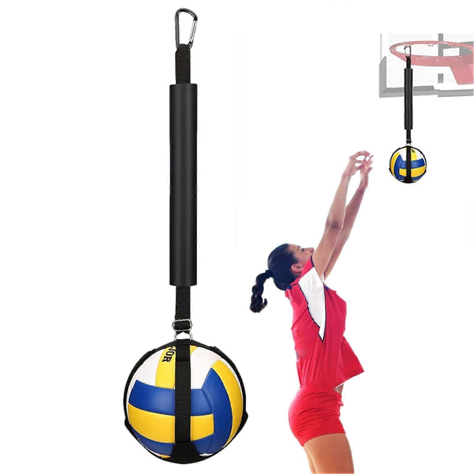 Adjustable Volleyball Spiking Trainer with Hook Multifunctional Training Aid