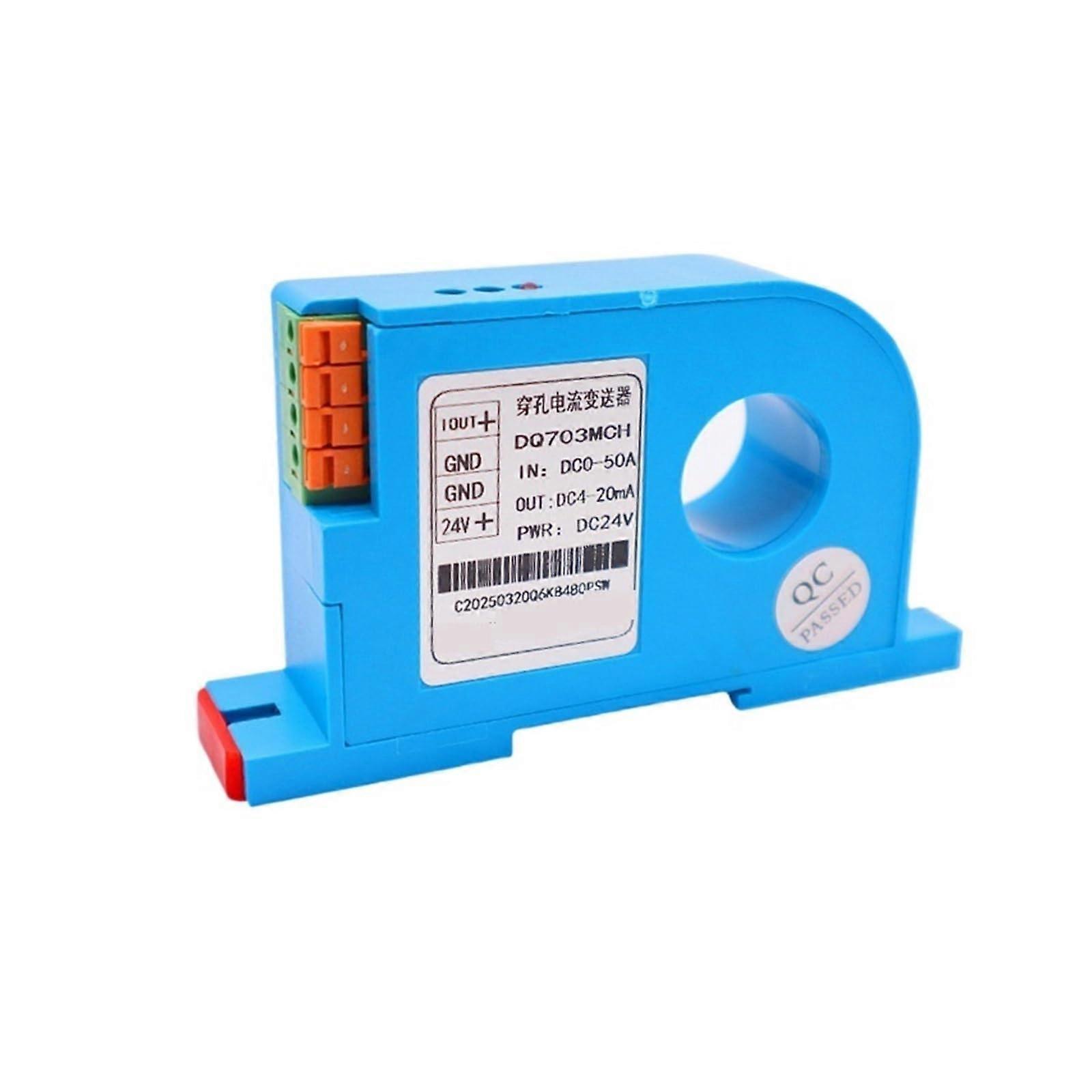 Stromwandler Perforated DC Current Transmitter DC020A30A50A Conversion 420mA Aperture 12mm (DC015A to 420mA (DC24V))