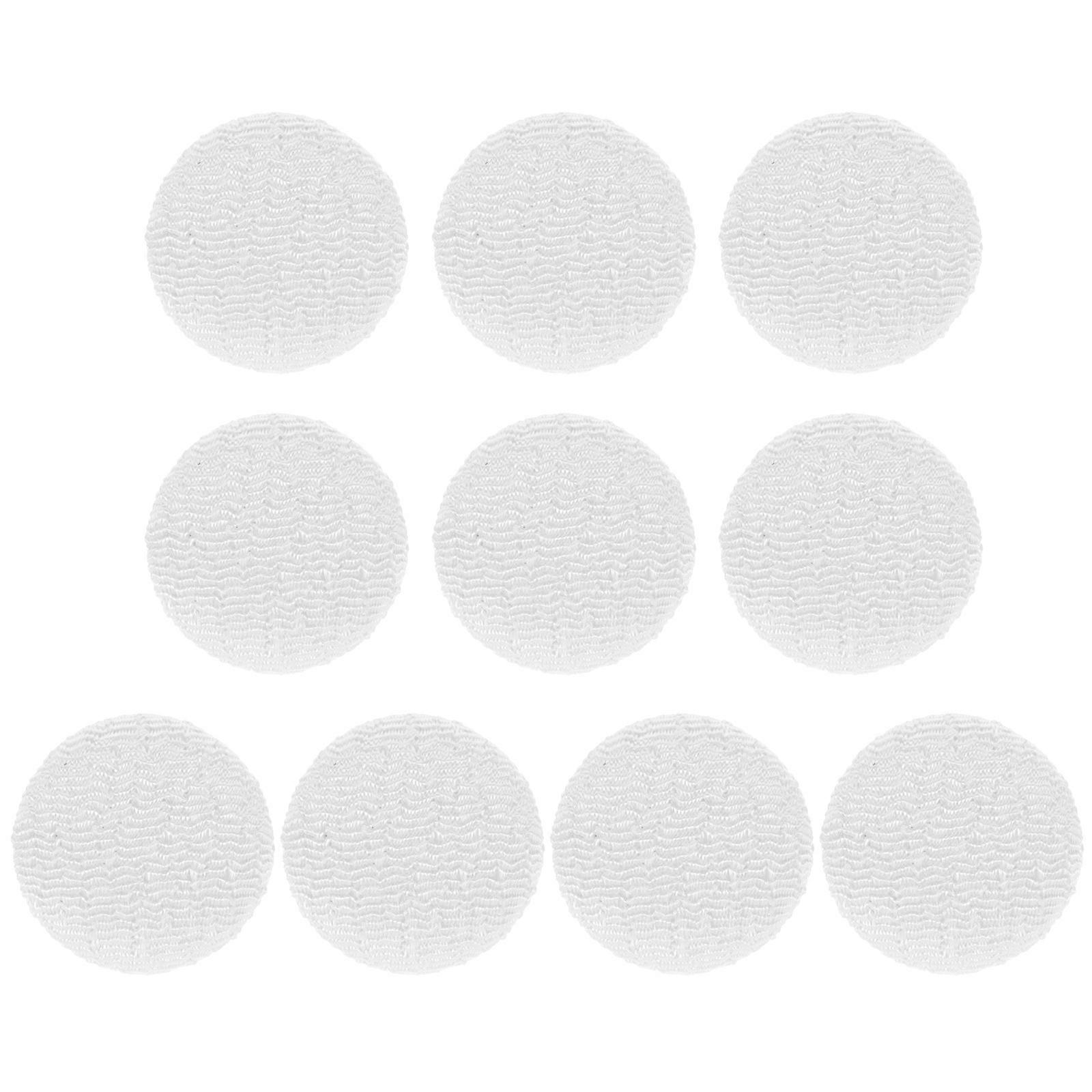 Round Craft Buttons Diy Design For Handicraft Enthusiasts Sewers Lightweight Portable 2x2CM Cloth Material 10Pcs