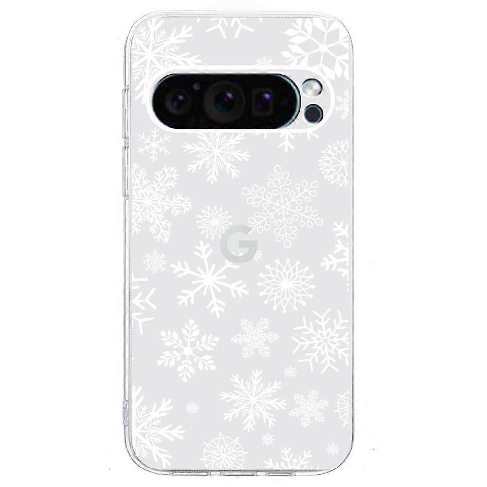 For Google Pixel 9 / 9 Pro Case Christmas Pattern Print Soft TPU Phone Protector