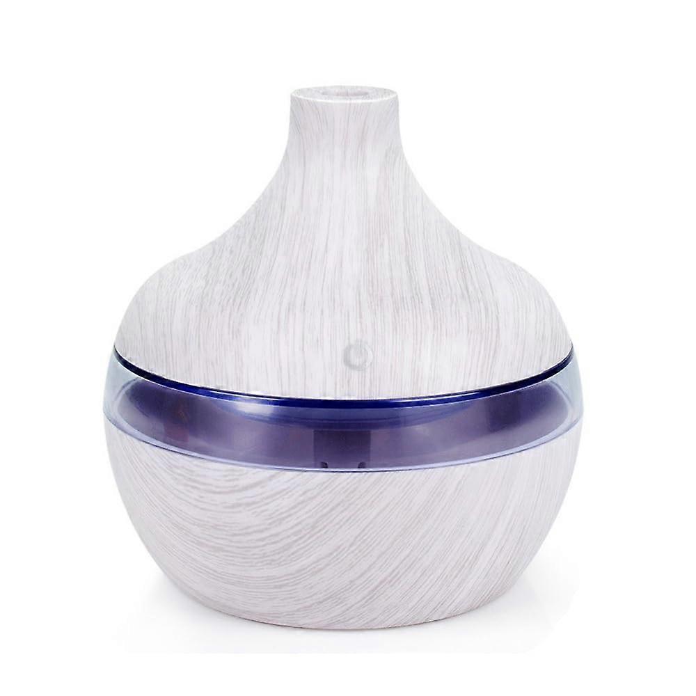 300 ml Ultrasonic Aroma Diffuser for Essential Oils, Remote Control and LED Humidifier for Bedroom, Office, Spa (White)