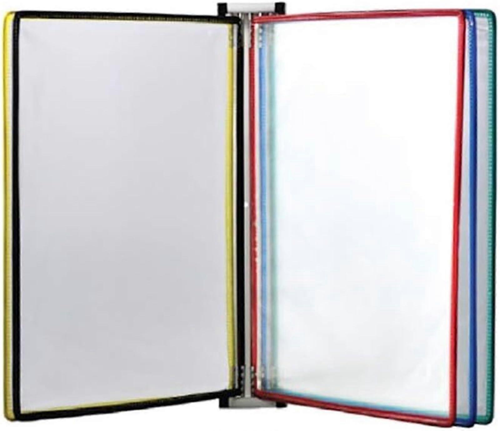 Wall Mounted Document Holder 24.5x35, Magnetic Reference Display System, Flip File Poster Holder for Easy Access