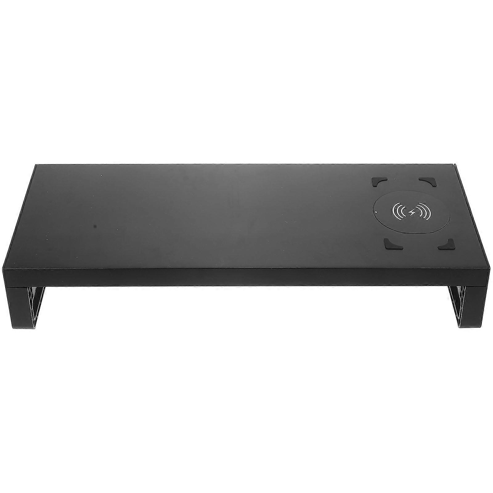 Home Office Monitor Riser Rectangular Shape Monitor Stand Riser Data Transmission Desktop Computer Users 1Set