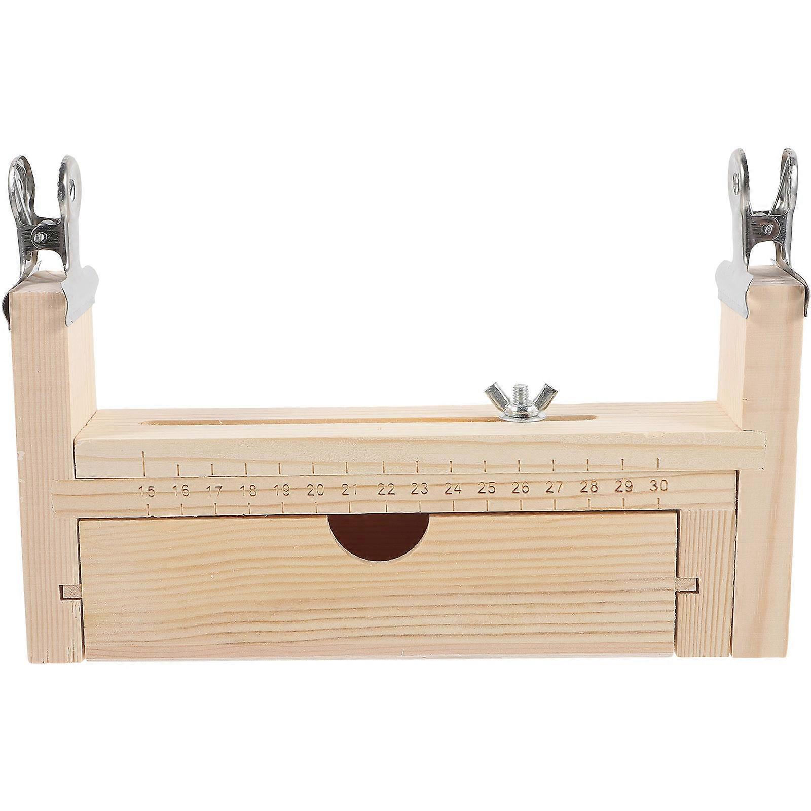 Hemoton 1 Set Wooden Bracelet Woven Tool Practical Rope Bracelet Weaving Tool Kit