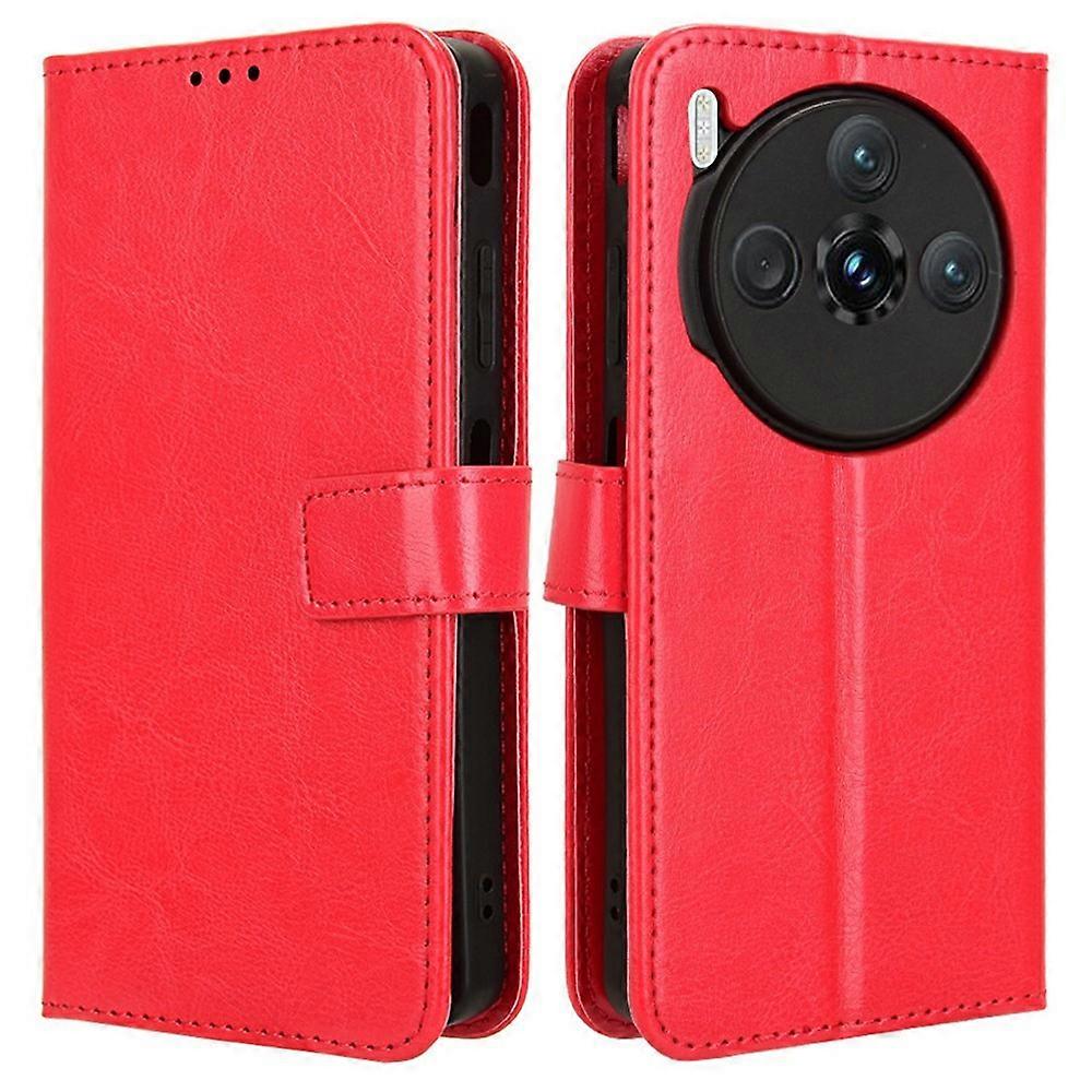 Compatible For ZTE nubia Z60S Pro 5G Case Crazy Horse Texture PU Leather Phone Wallet Cover