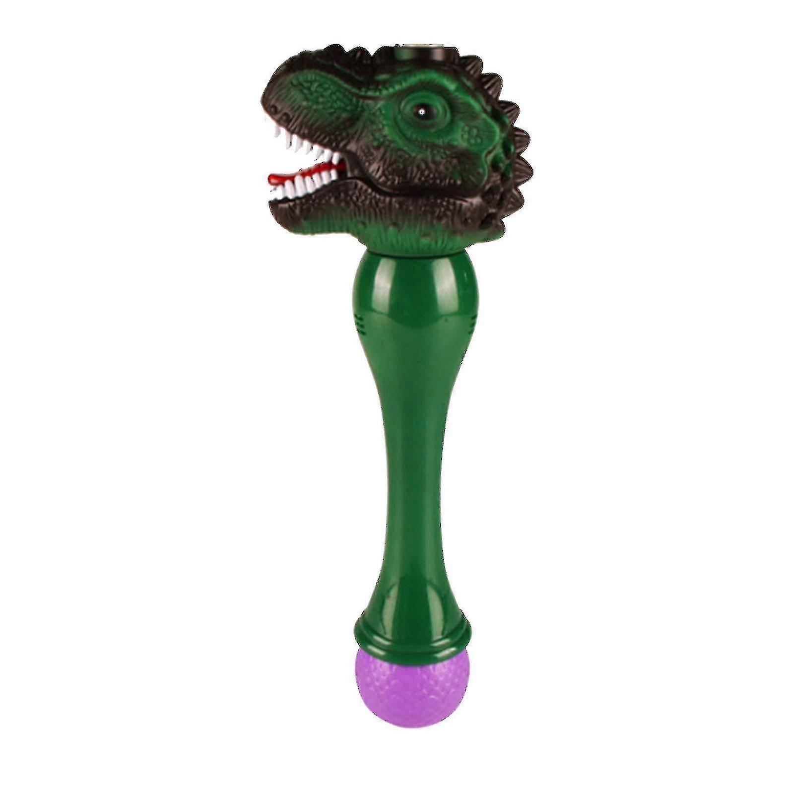 Dinosaur Automatic Bubble Machine Wand: Bubble Maker Toy for Kids