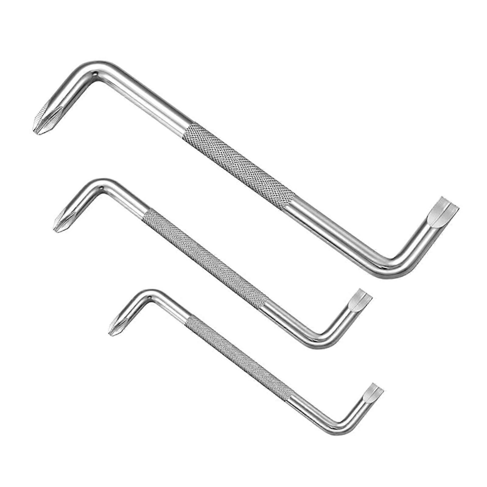 Metal Screwdriver Set for Small Corners and Gaps, Precision Hand Tool with Magnet for Disassembly of Electronics