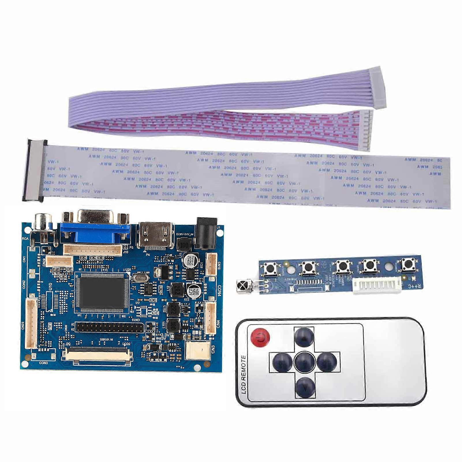 HDMI + VGa AV LCD Controller Board AT070TN92 AT070TN90 AT070TN94 50Pin 800 * 480 Screen