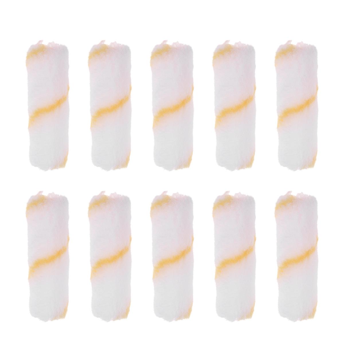 30Pcs 4 Inch Paint Mini Roller Sleeve Refill Craft Paint Rollers Decorators Brush Smooth Tools for Home without Shank