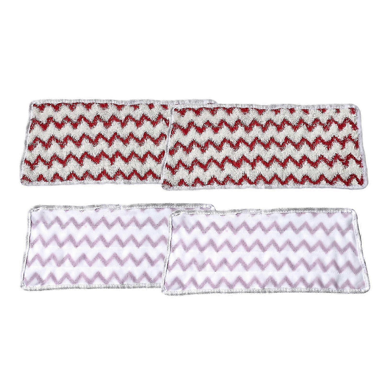 AURA 2/4Pack Microfiber Pad Mop Spin Mopping Head Flat Cloth Replacement For XXL Floor Cleaning Accessory