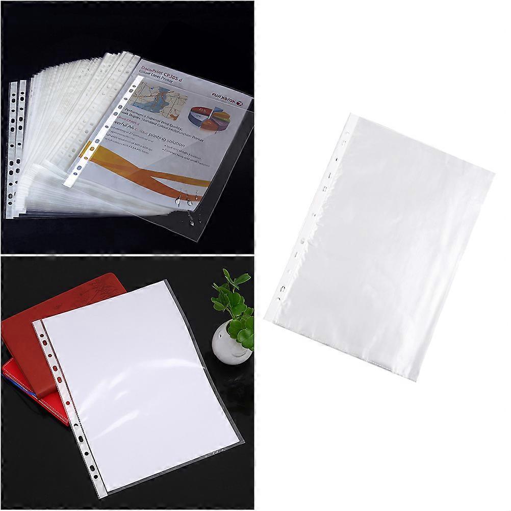 Clear Sheet Protectors for Binder A4 Size 11 Hole Punch Made of PP Material