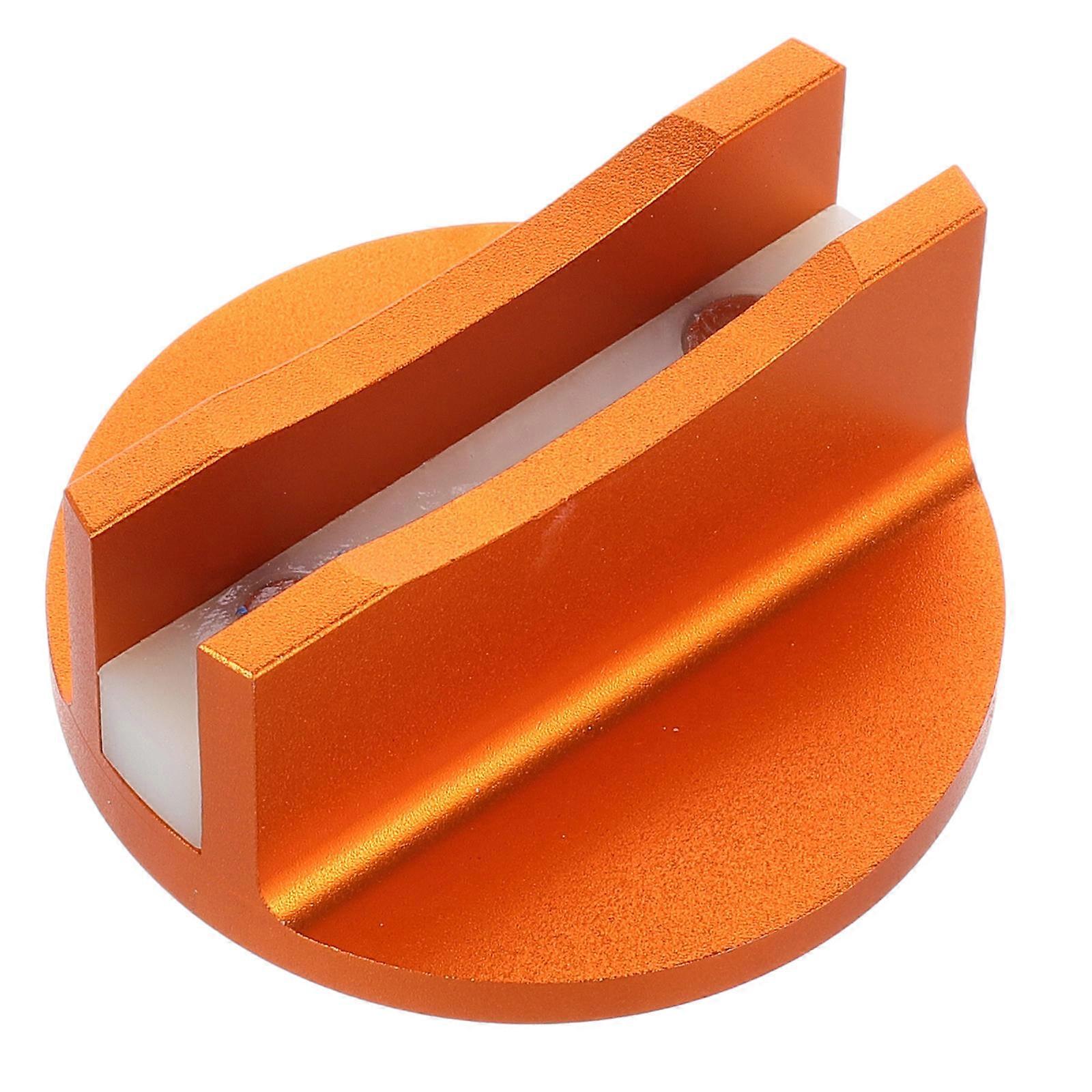 Floor Jack Rubber Pad 2pcs Grooved Magnetic Adapter Blocker Weld Frame Rail Stand
