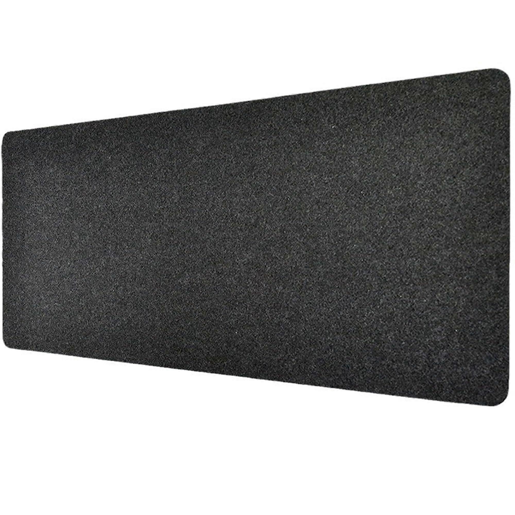Felt Desk Pad 60 X 30 Cm Black Non-Slip Desk Protector For Computer And Laptop Large Mouse Pad