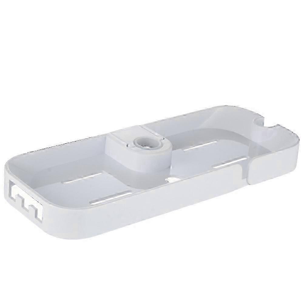 Shower Shelf Holder for Pole - 31x12cm White Storage Rack