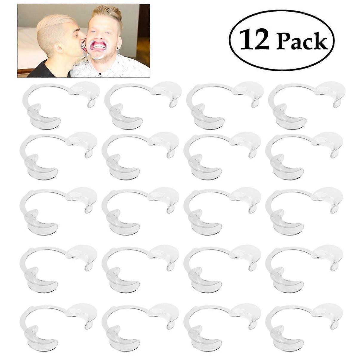 CShape Mouth Opener Prop for Game Playing Made of Medical PC Safe and Comfortable Transparent