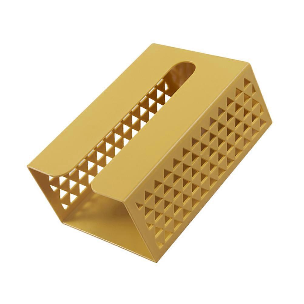 Stylish Tissue Box Napkin Stand Wall-Mounted Storage Rack Simple Plastic Home Office Use 13.5*8.3*19.5Cm 1Set