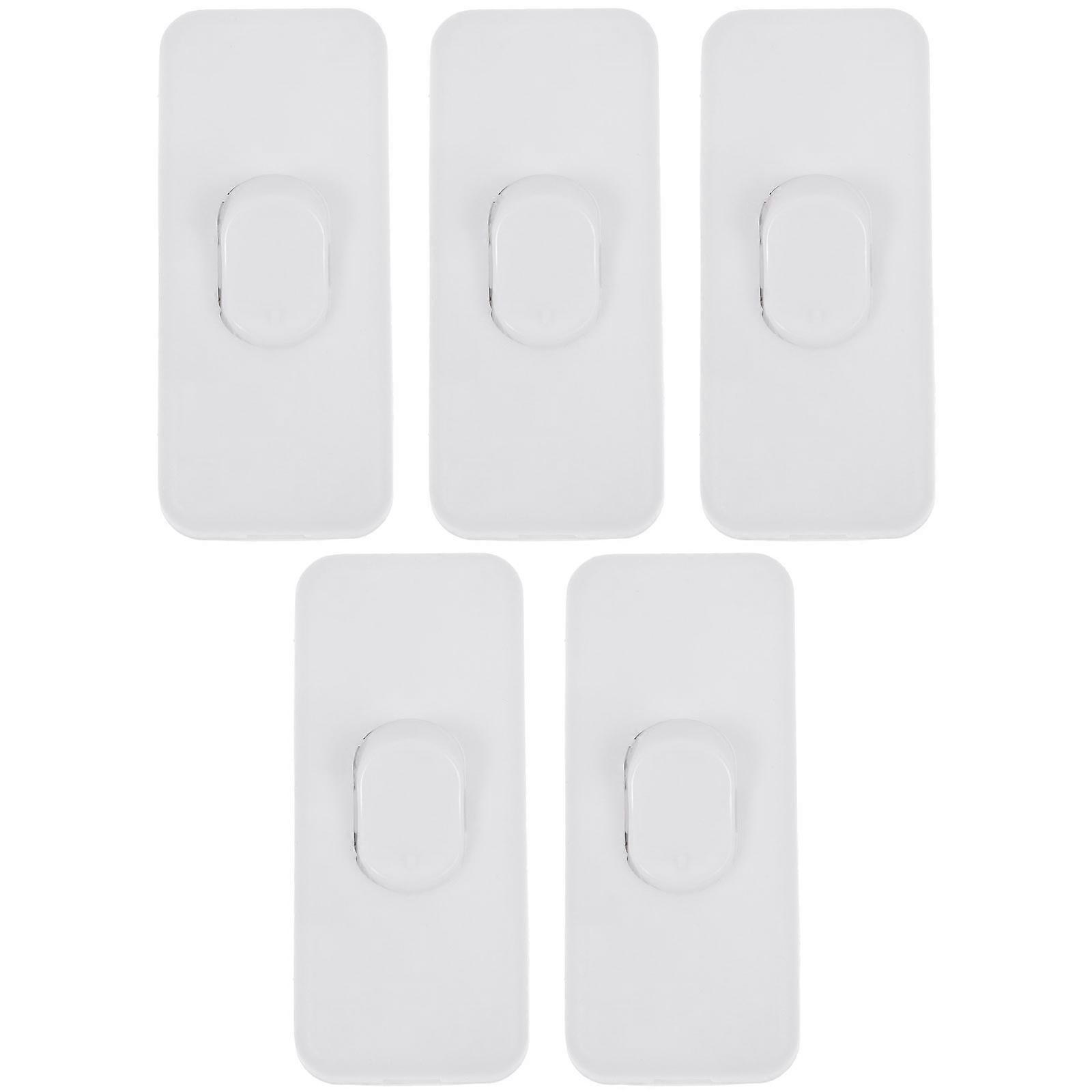 Rocker Light Switch Electrical Equipment For Diy Enthusiasts 5Pcs Abs 59x2cm Simple Design Lamp Switch