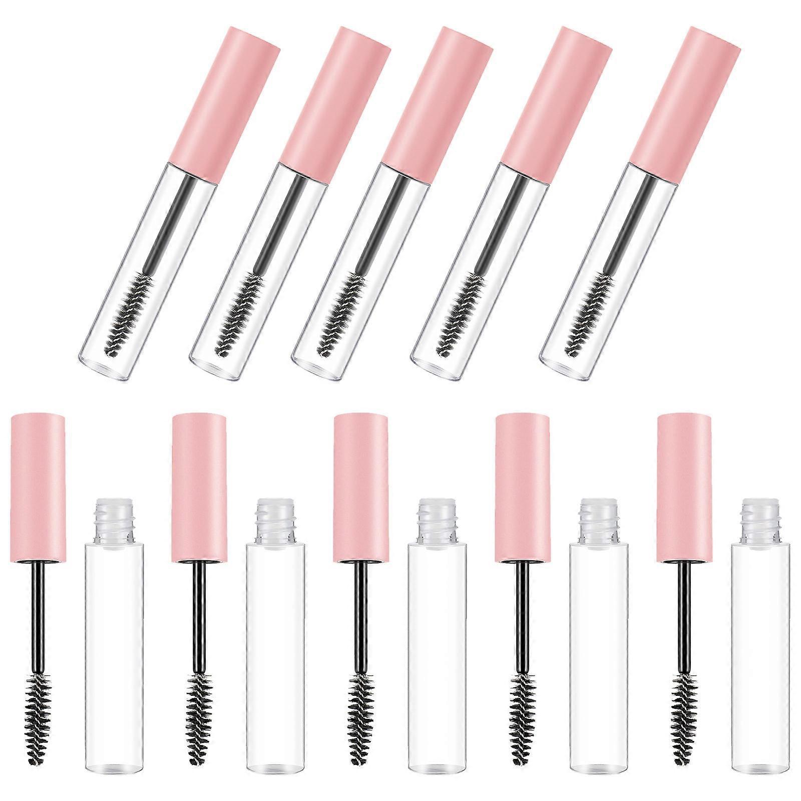 Refillable Mascara Tubes with Wand, 10pcs Portable Cream Containers for Mascara, Lip Gloss, Eyeliner Storage, Daily Use for Makeup Artists and