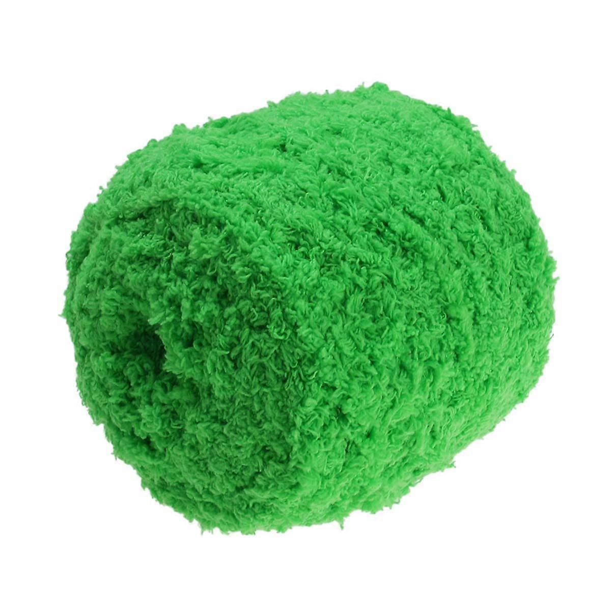 Thick and Quick Yarn Green Color Baby Clothing Material for Children Cold Weather Weaving 4.7×4.5×4.7in 3SharesofLine