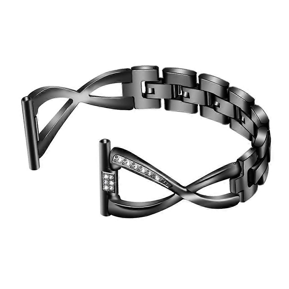 Alloy Watch Band Stylish X Shape Design for Business Meetings Casual Wear 1Pack