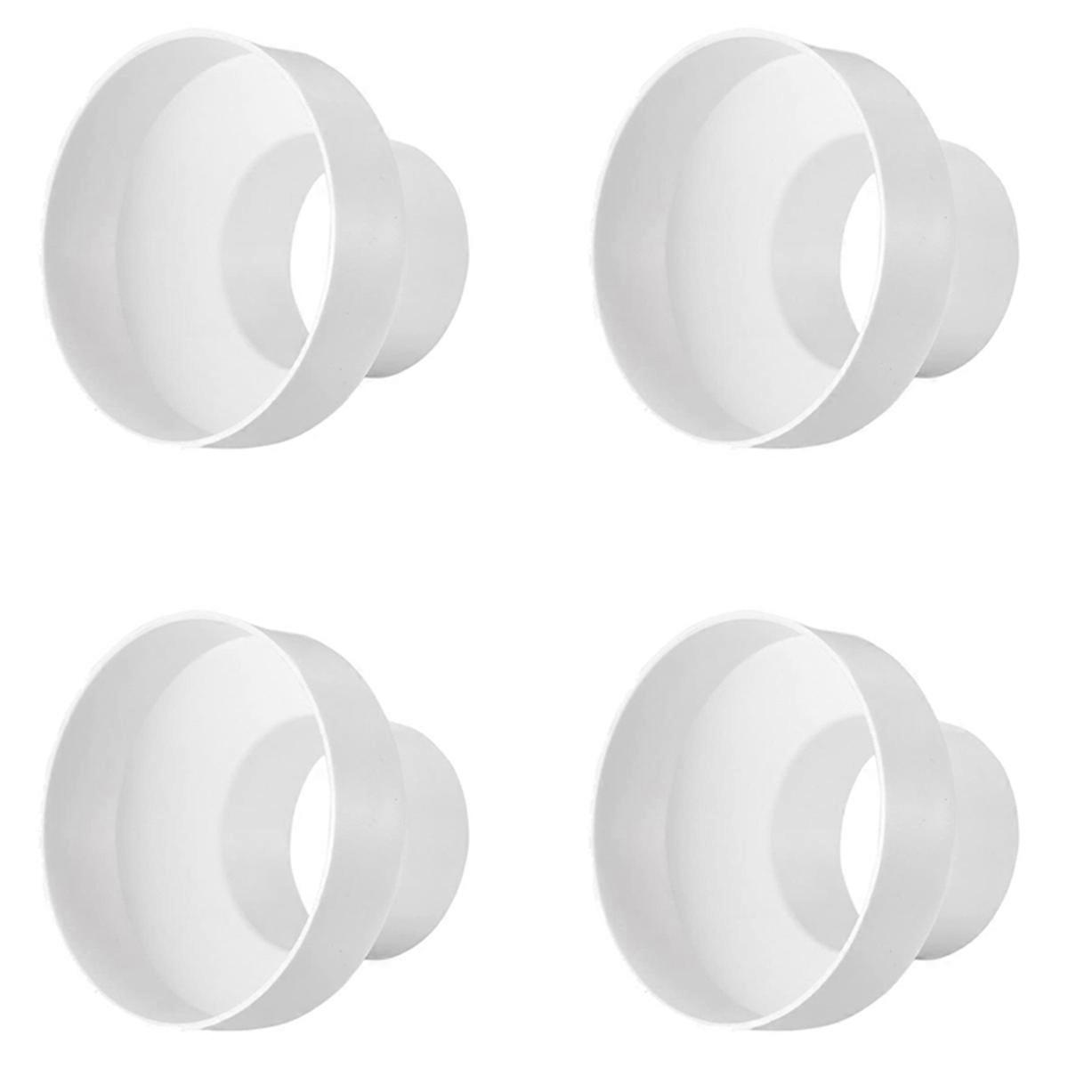 Ventilation Pipe Reducer Adapter Pipe Air Duct Adapter Pipe Connector for Inline Ventilation System