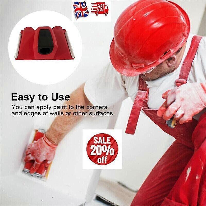 Paint Edger Pad Paint Brush Edging Tool for Painting Wall Cutting in Window-Edge
