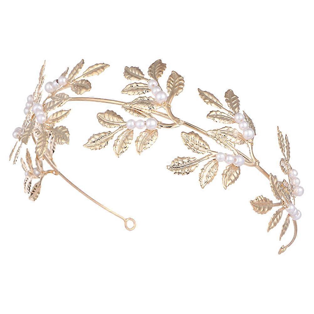 Pearl Bridal Crown Headband for Weddings, Parties, and Banquets – Lightweight, Dazzling Design, Elegant Craftsmanship for Brides and Guests