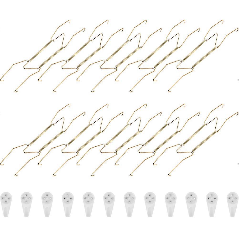 Wall Mounted Rack For Storage Holder Use In Home Decoration 18.5x7.5cm Curved Metal Display Support 1 Set