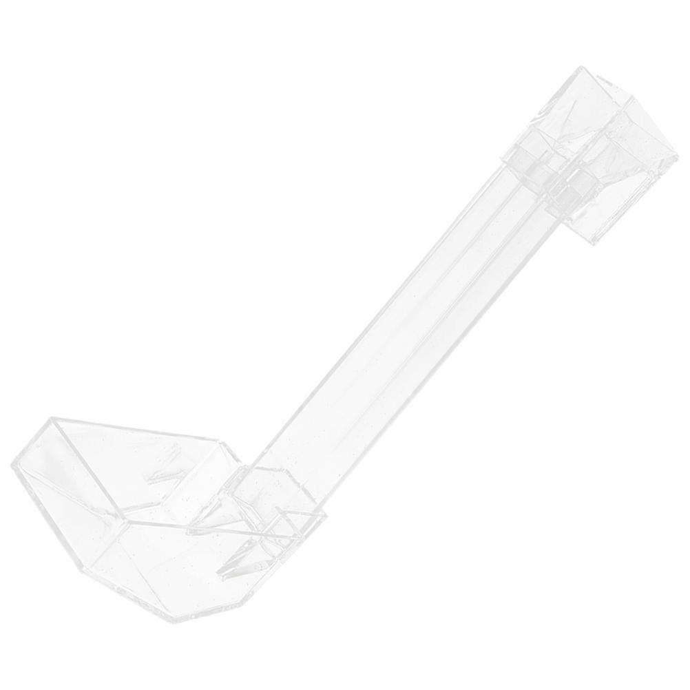 Acrylic Fish Feeder Tube for Home Transparent Hanging Design Easy to Clean and Install 7.87 Inches