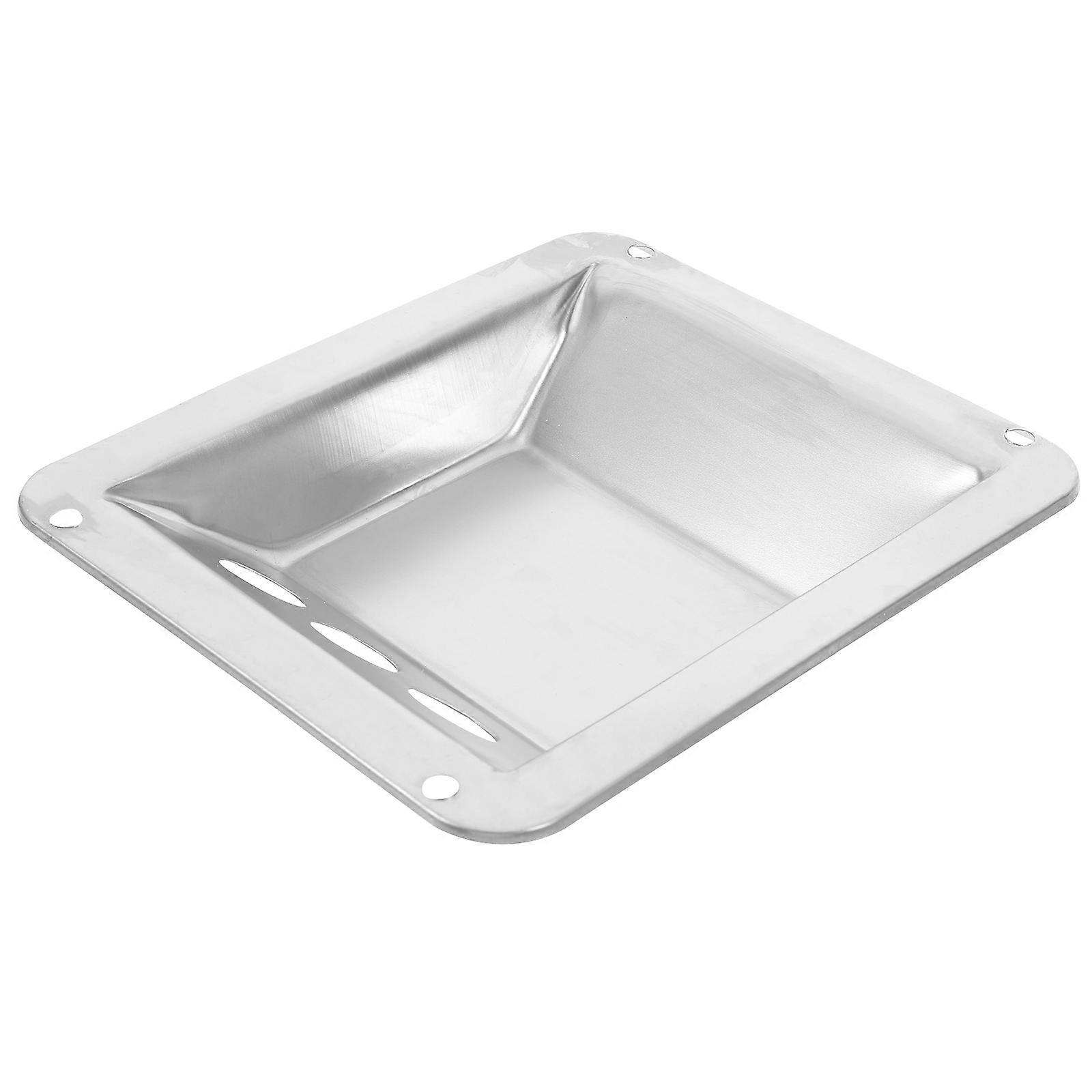 Outdoor Metal Ashtray Weatherproof Receptacle for Trash Cans, Efficient Public Area Cleanliness, Stylish & Easy to Clean