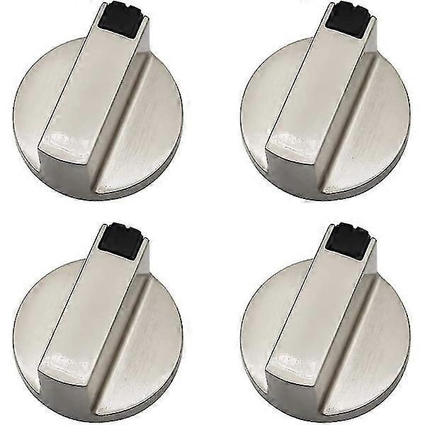 4 Pcs Gas Stove Knobs Metal Gas Hob Gear Shift Cooking Surface Control Knobs