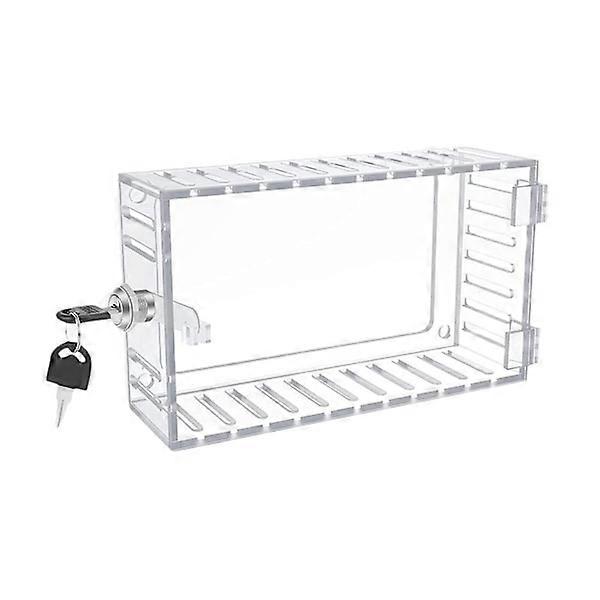 Wall Mounted Thermostat Lock Box Thermostat Clear Protector Key' With M1C5