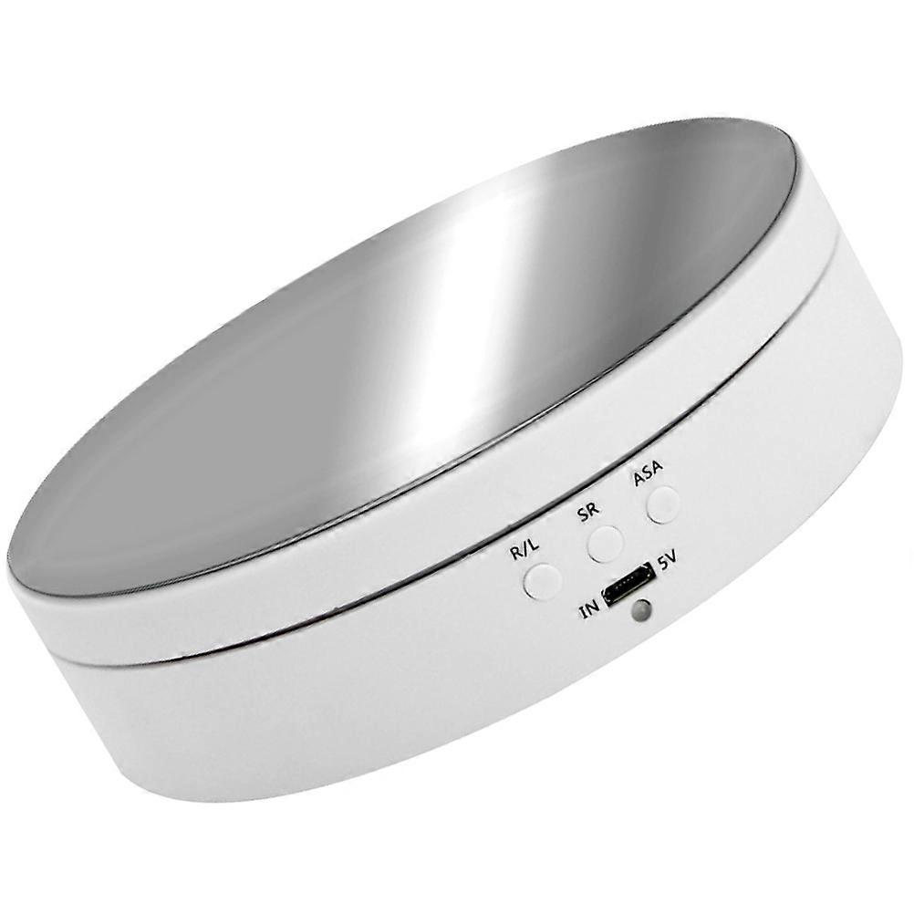 Motorized Rotating Display Stand for Exposition of Watches and Jewelry Featuring Adjustable Speed in Square Shape 1Pcs