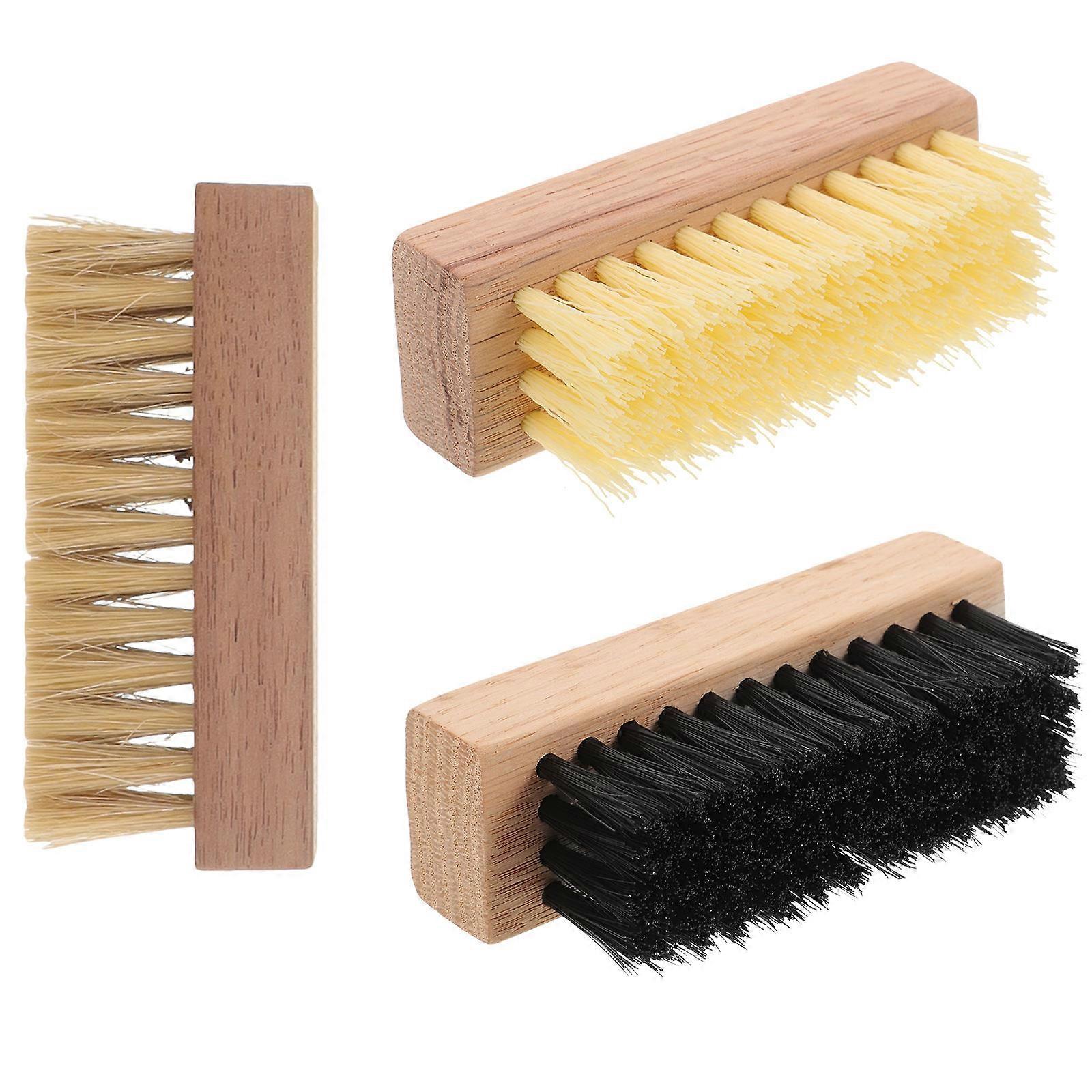 Creative Shoe Brush Practical Shoe Polish Applicator Home Use 7.50X3.00X2.50CM 3Pack