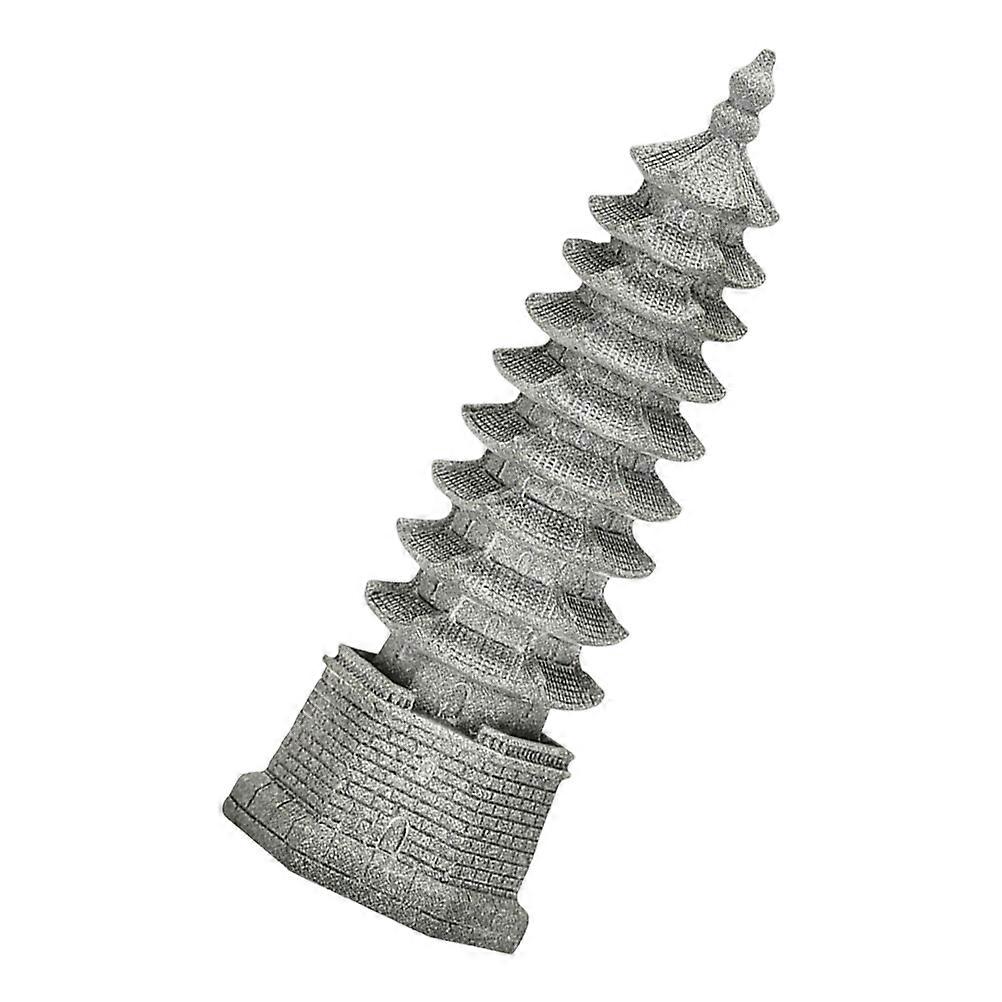 Grey Synthetic Mini Decor for Office Desk and Garden Scene Layout