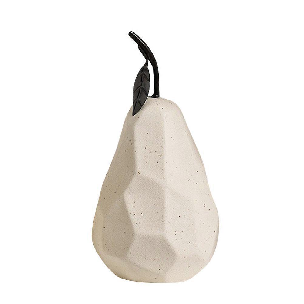Artistic Pear Decor Natural Pear Figurine Desktop Practical Decor 7.86x3.93x3.93in For Dining Table 1Pcs