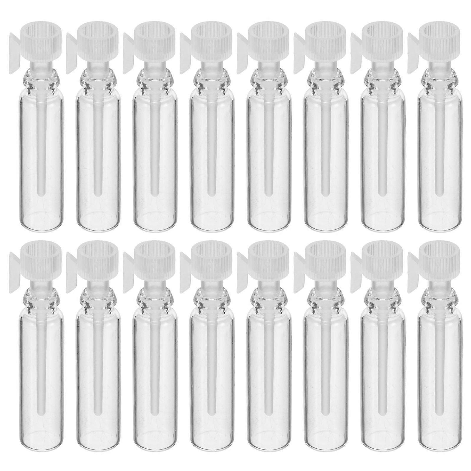 100pcs Refillable Transparent Glass Dropper Bottles for Perfume, Essential Oils, and Makeup – Reusable, Portable, and Convenient Storage Vials for