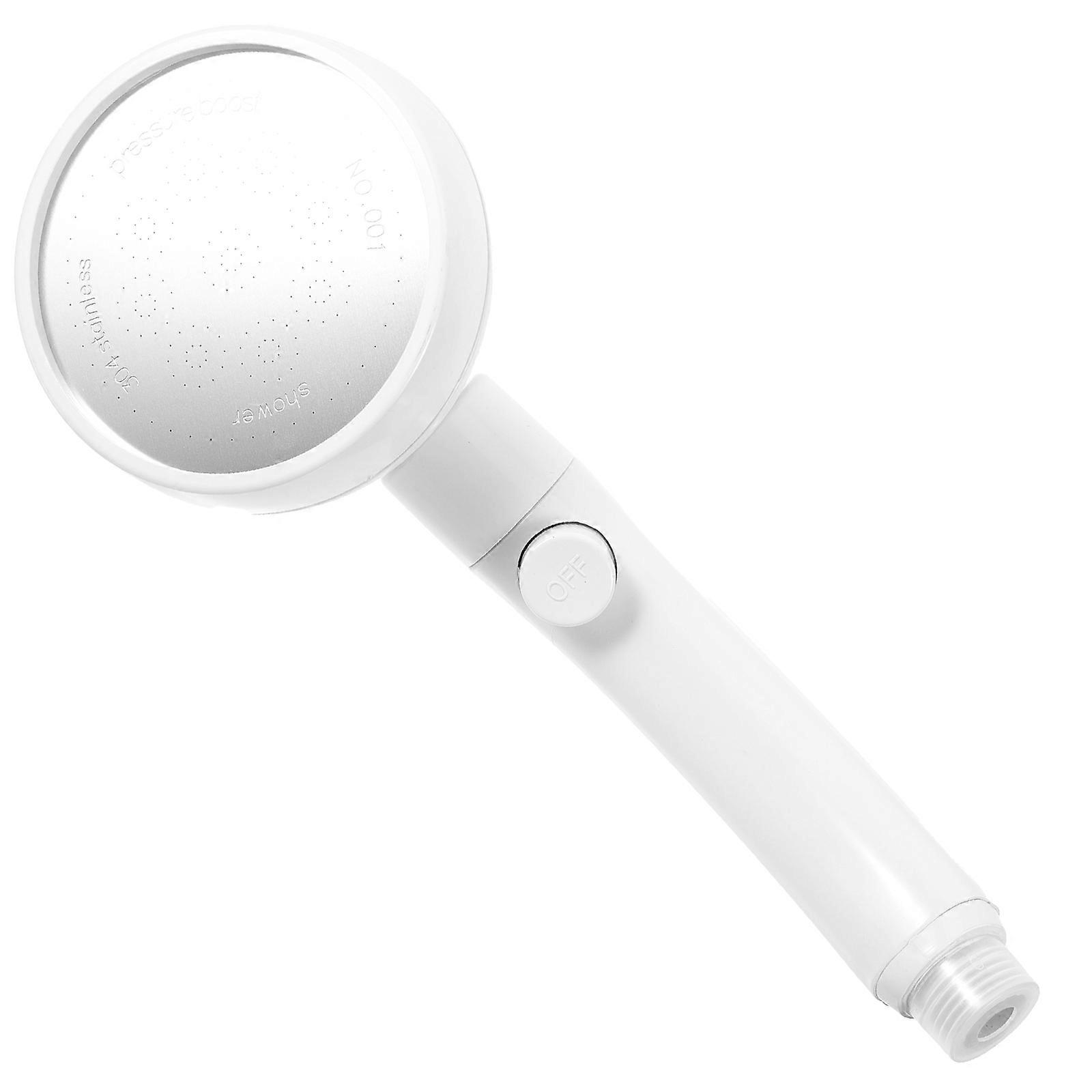 Stainless Steel Pressurized Showerhead Handheld Shower Head Adjustable Water Flow Bathroom Use 1Pack