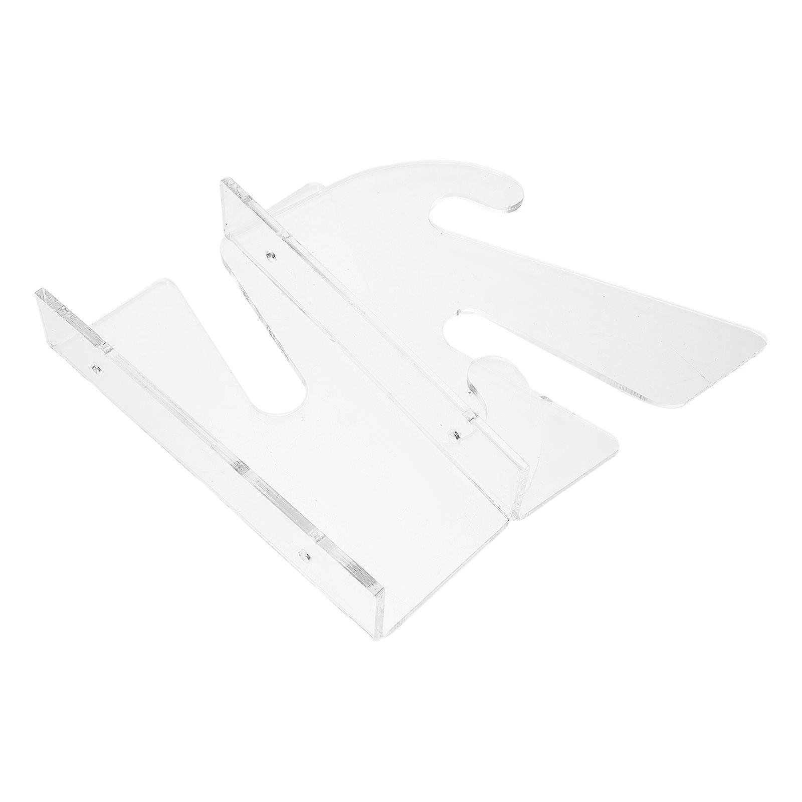 Skateboard Storage Stand 1 Set Wall Mounting Solution For Skateboard Enthusiasts In Living Room Bedroom Office With Transparent Acrylic Material
