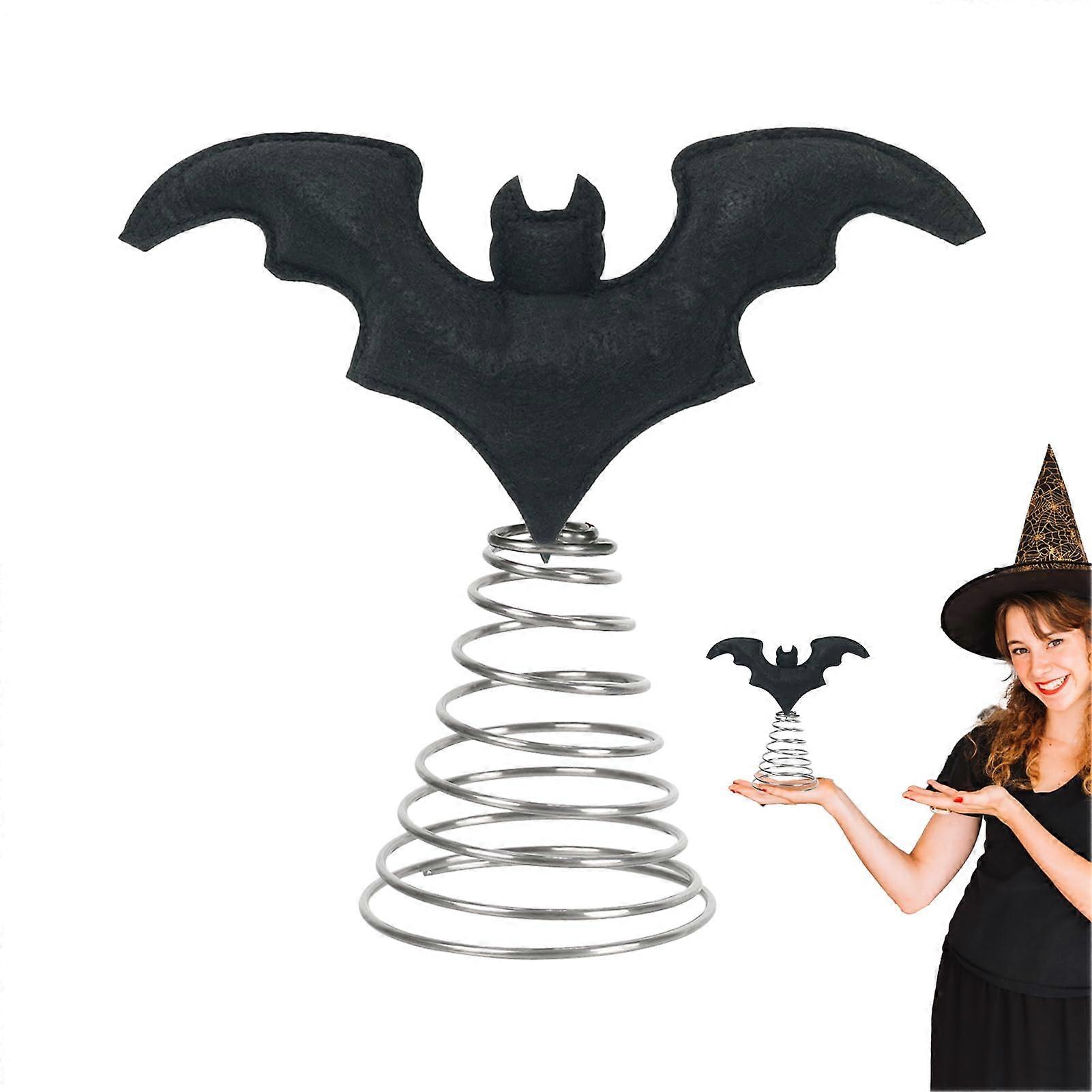 Halloween Tree Topper Festive Ornament for Fireplace Mantel Window Front Door Porch Holiday Display