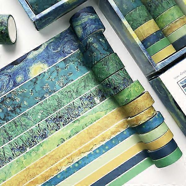 12 Rolls Tape Set, Decorative Tape, DIY Tape, Collection for Crafters, Embellish Journals