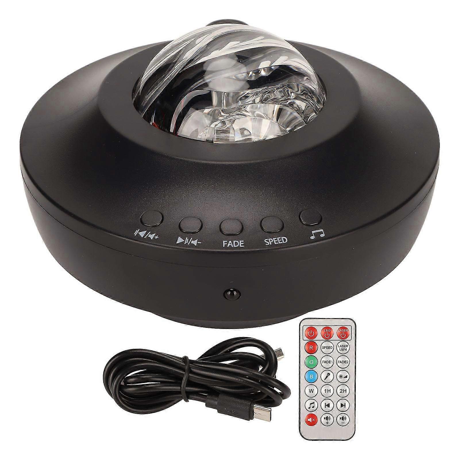 5-in-1 Aurora Star Projector Night Light with Speaker - High Power Timer & 8 Natural Sounds for Bedroom Atmosphere