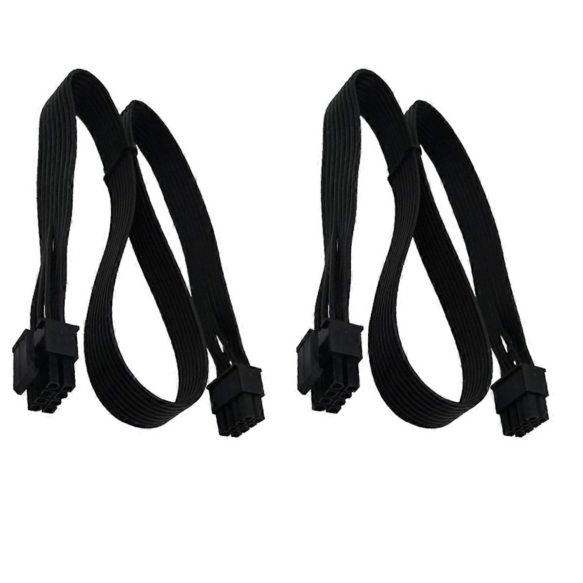 2X CPU 8 Pin Male to CPU 8 Pin (4+4) Male EPS-12V Motherboard Power Adapter Cable for Modular Power